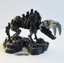 Skeleton Saber Tooth Tiger